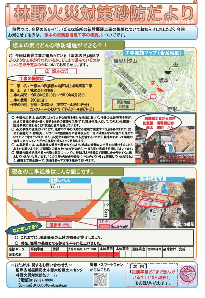 林野火災砂防だよりvol.7