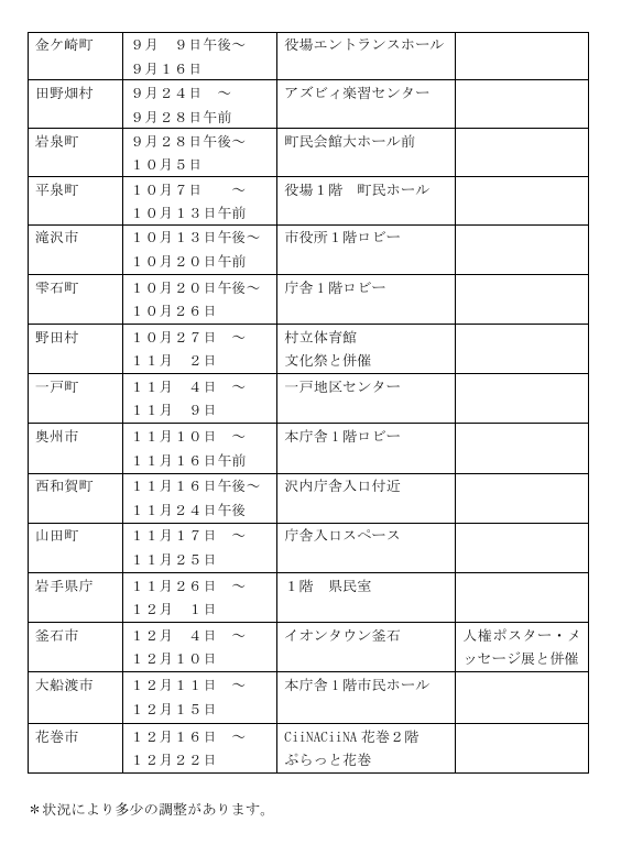 画像:日程